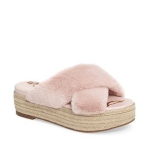 Sam Edelman Zia Faux Fur Platform Sandal